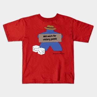 Will Work, Blue Kids T-Shirt